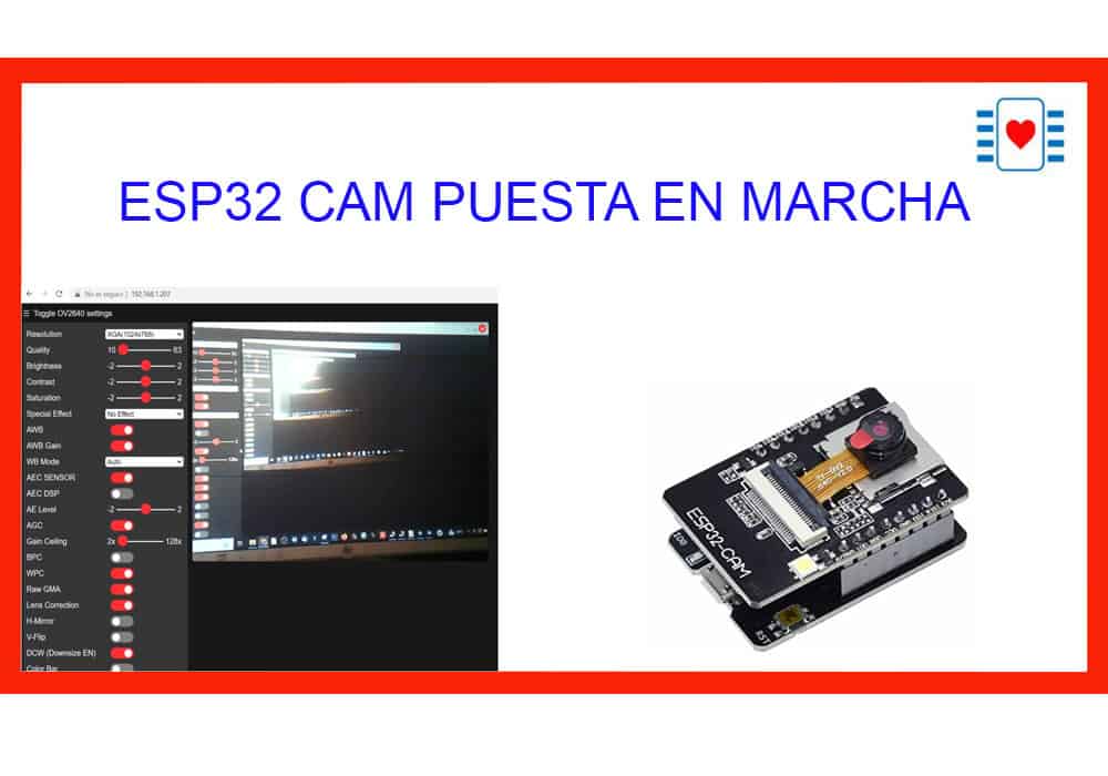 ESP32CAM puesta en marcha