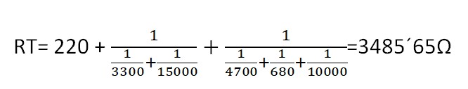 Cálculo de la resistencia total