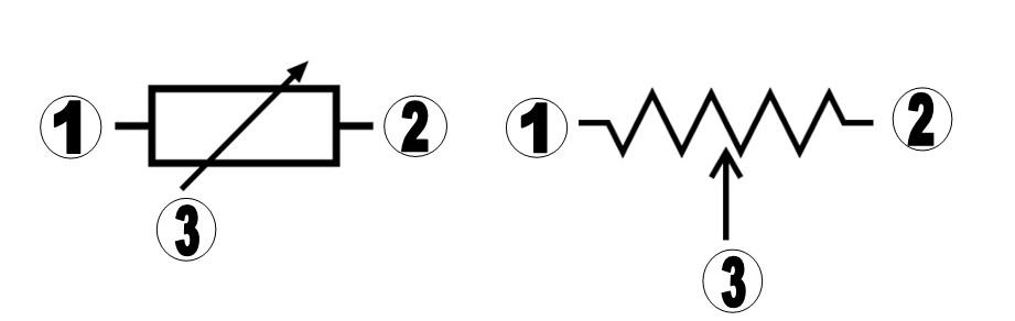 simbologia de un potenciometro