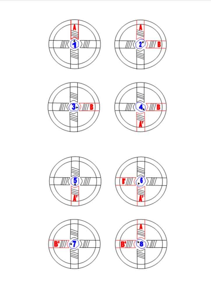 medios pasos doble motor paso a paso