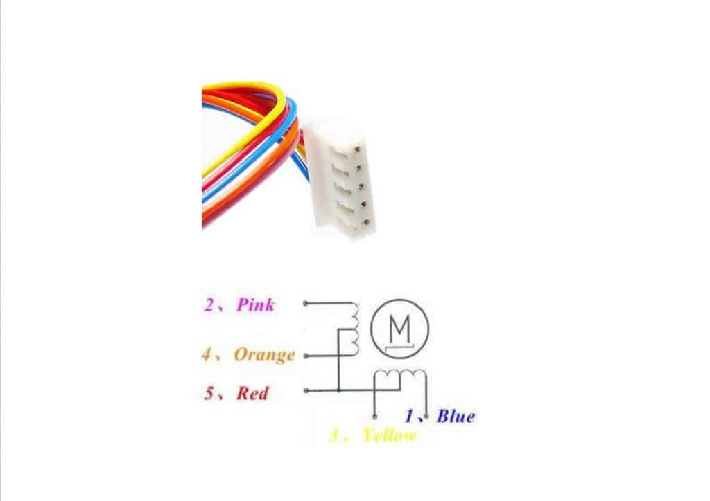 Conector motor paso a paso