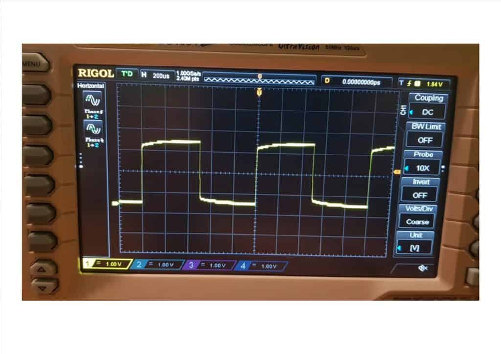 sonda osciloscopio sub compensada
