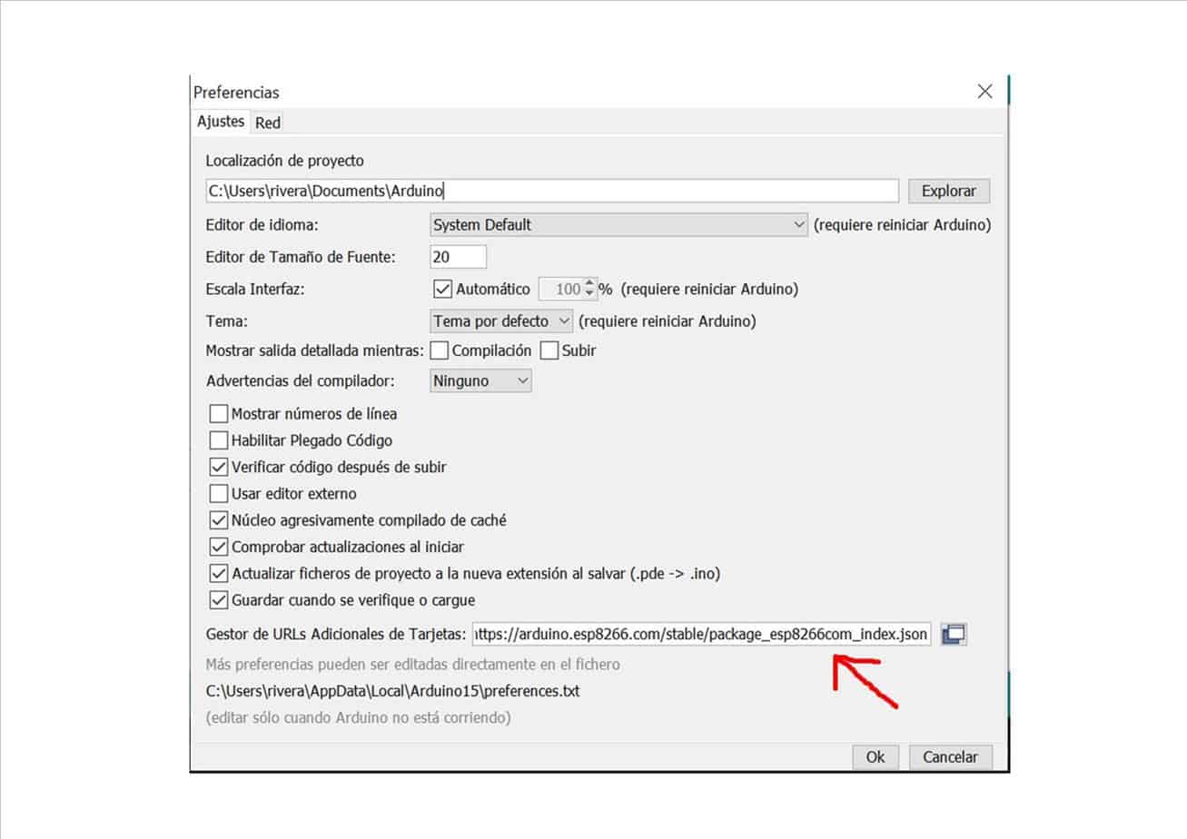 gestor urls adicionales
